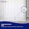 Kenney Mfg Microban Protected Lightweight PEVA Shower Liner, 70in W x 72in H, White, 2-Pack MB61121PK2 - alternate 2